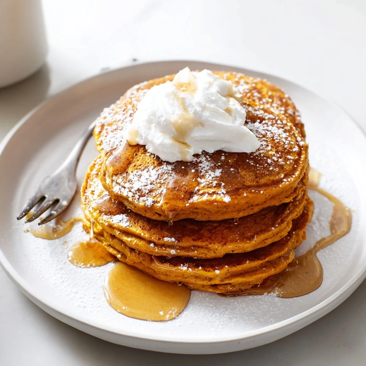 Gingerbread Pumpkin Muffin Pancakes