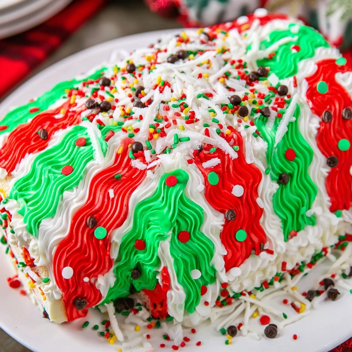 Festive Holiday Cake Roll