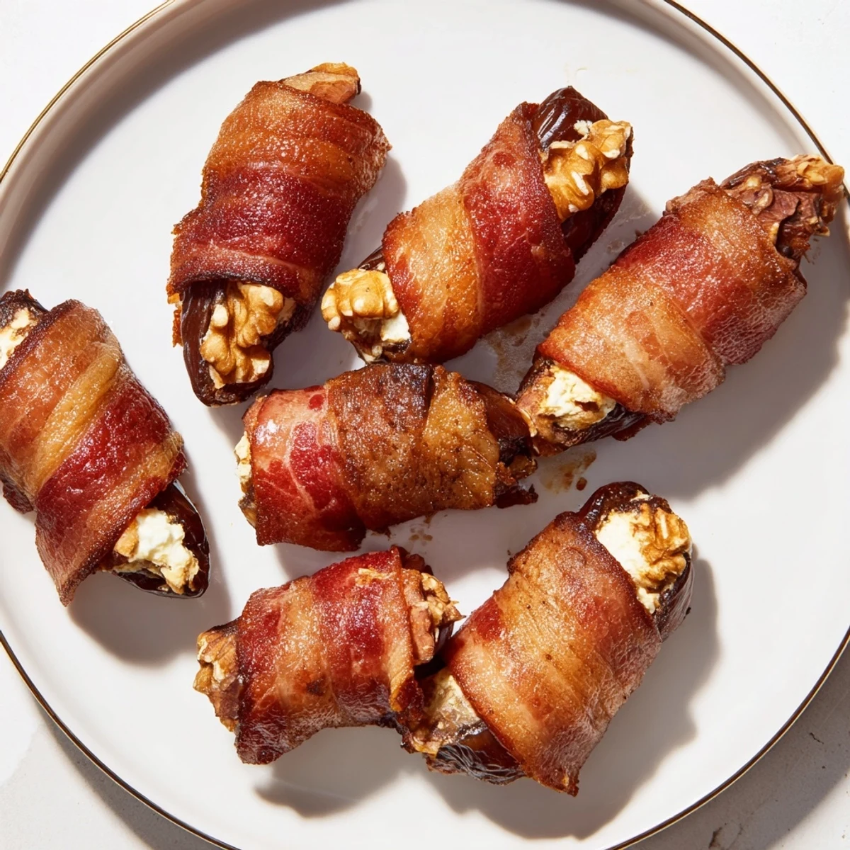 Bacon Dates Cream Cheese Walnuts