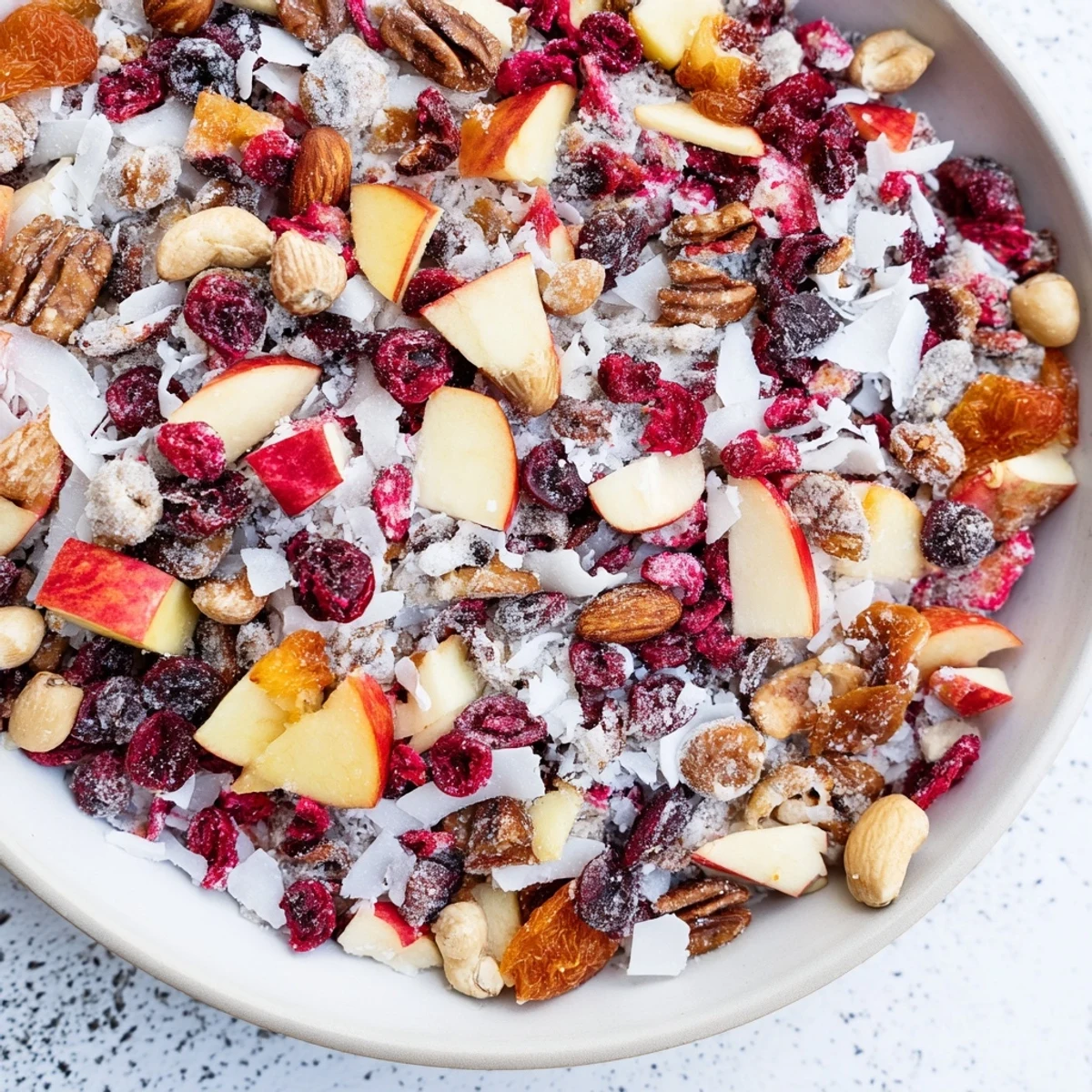 Mélange Hivernal Flocon Neige