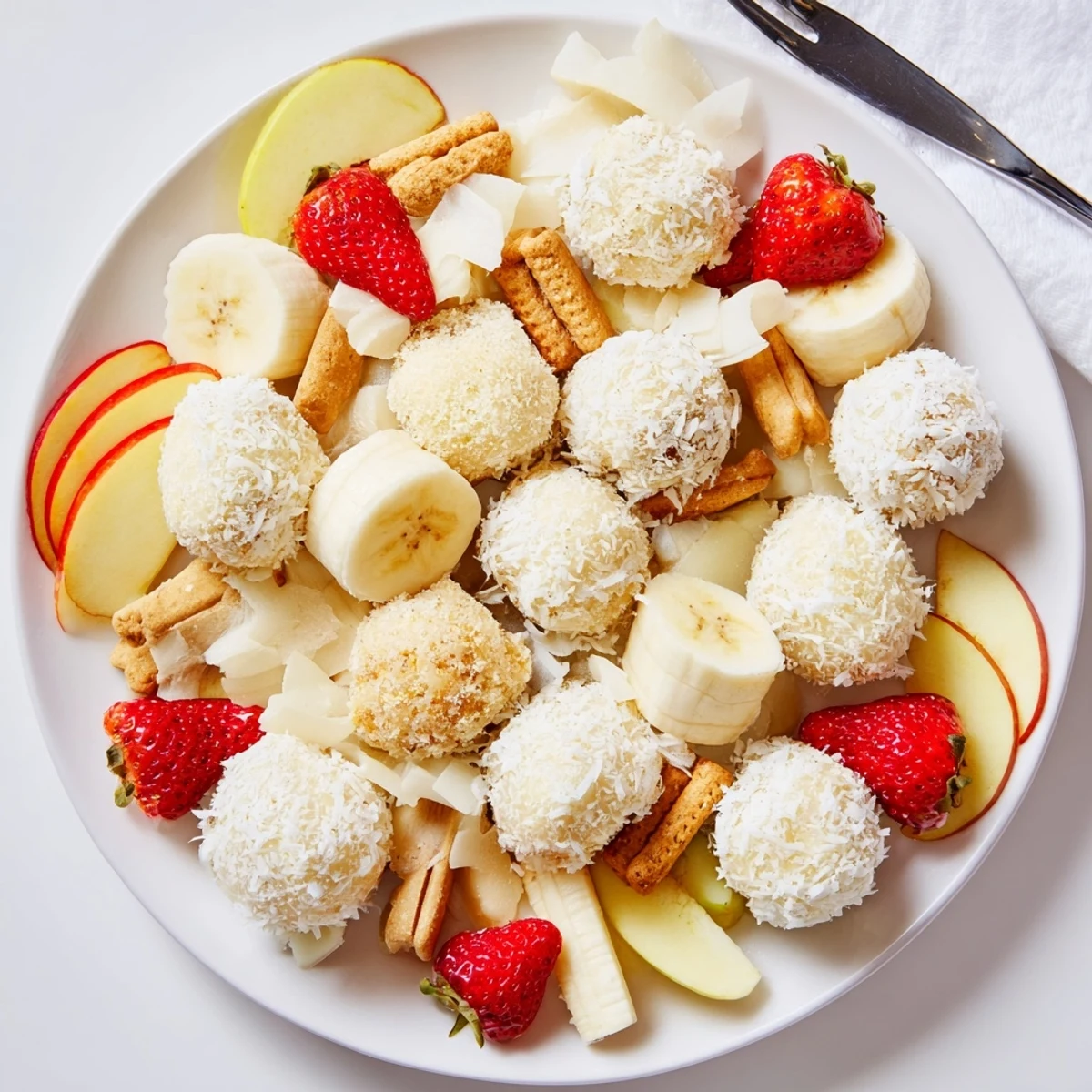 Marshmallow Snowball Dip Platter