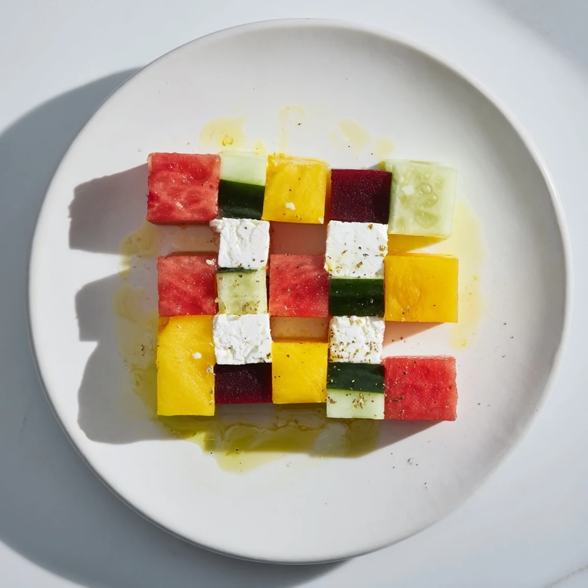 Minimalist Cube Geometry Salad