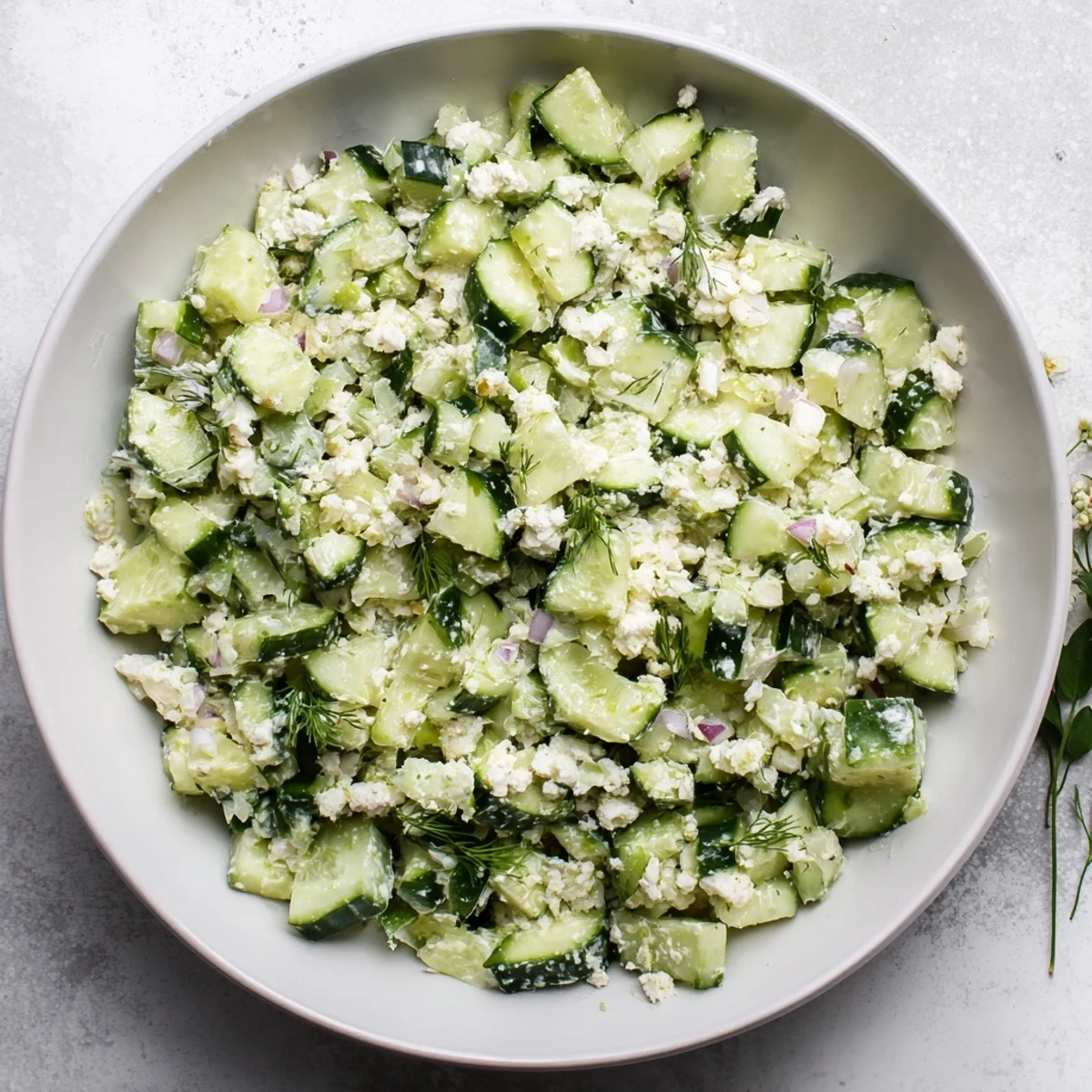 Cucumber Greek Yogurt Salad