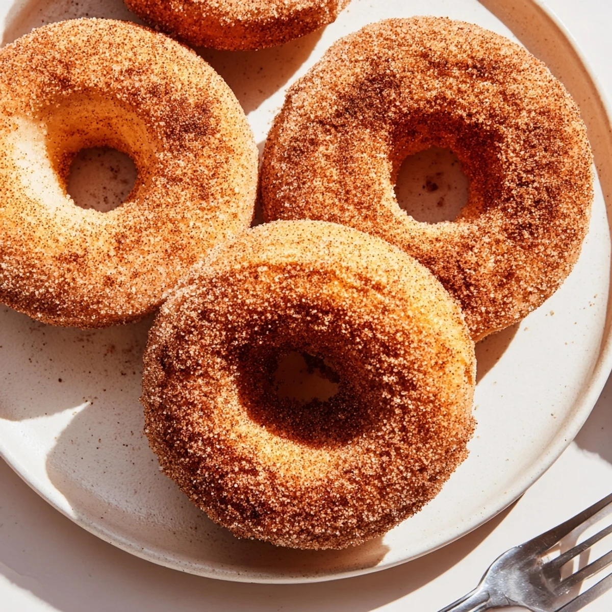 Cinnamon Sugar Baked Donuts