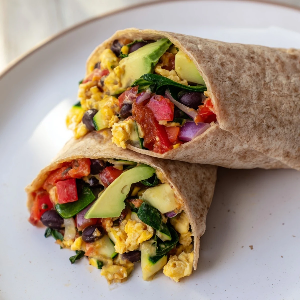 Veggie-Loaded Breakfast Burrito