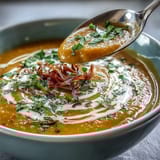 Turmeric Lemon Lentil Soup