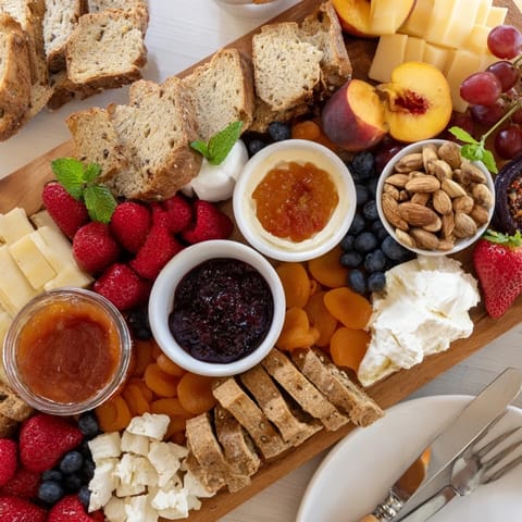Jam Infused Brunch Board
