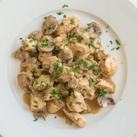 Creamy Chicken Stroganoff
