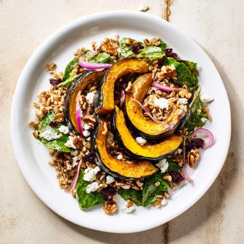 Farro Mustard Green Salad