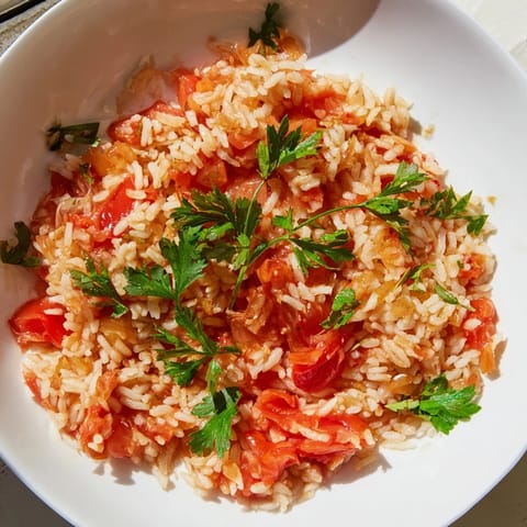 Tomato Rice Skillet Dinner