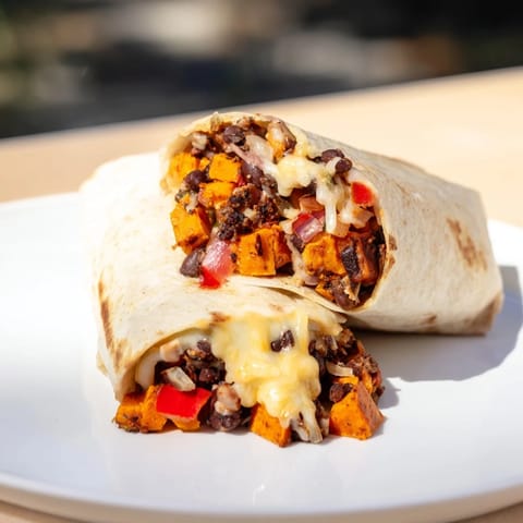 Sweet Potato Black Bean Burrito
