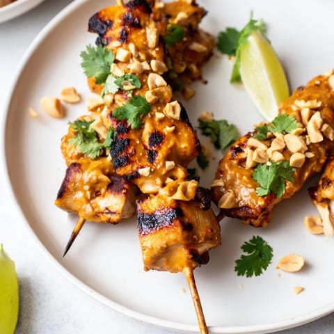 Spicy Peanut Satay Chicken