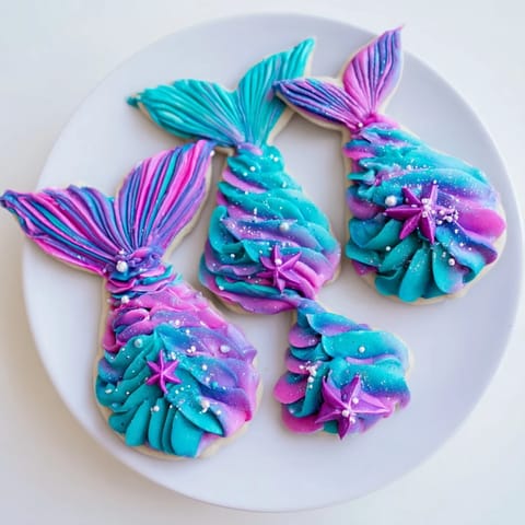 Mermaid Tail Under Sea