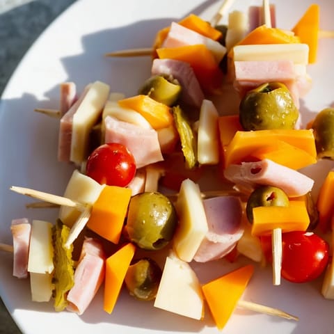 Savory Meat Cheese Skewers