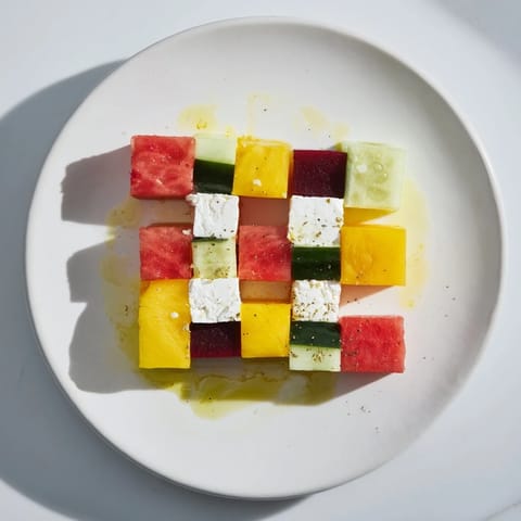 Minimalist Cube Geometry Salad