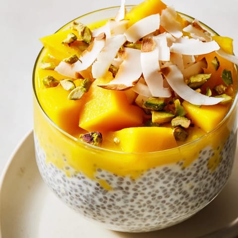 Mango Coconut Chia Pudding