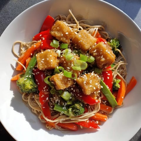 Sesame Ginger Tofu Stir-Fry