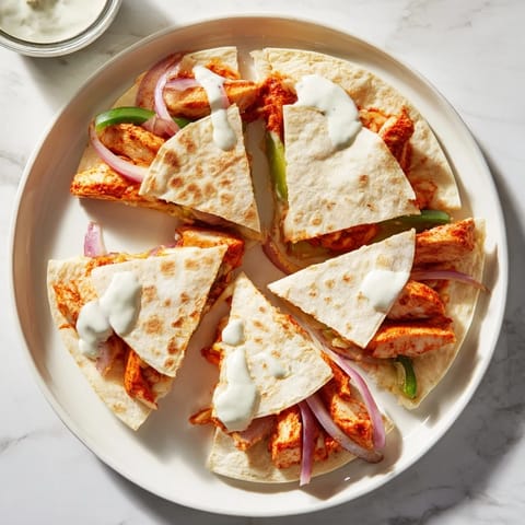 Tandoori Chicken Quesadilla Fusion
