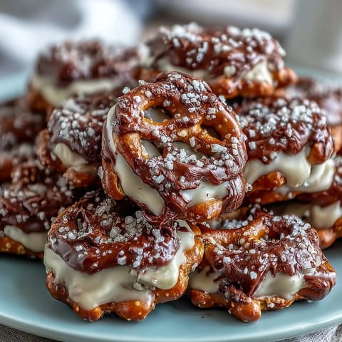 St. Patricks Shamrock Pretzel Bites