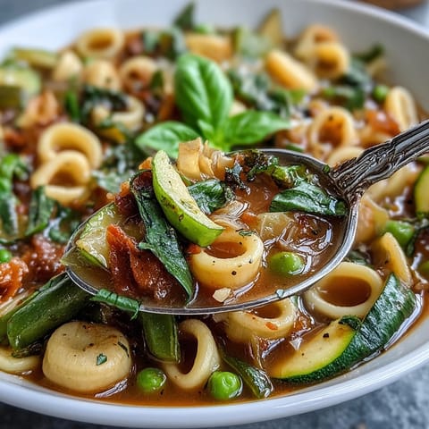 Spring Minestrone with Vegetables