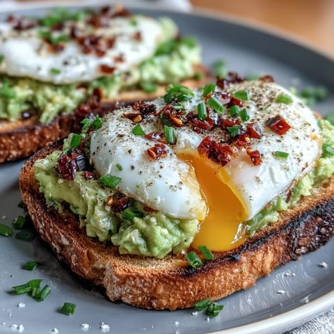 Chili Crisp Avocado Toast