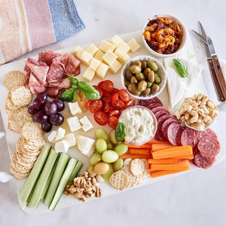 Charming girl dinner platter, perfect for sharing with friends or a light meal.