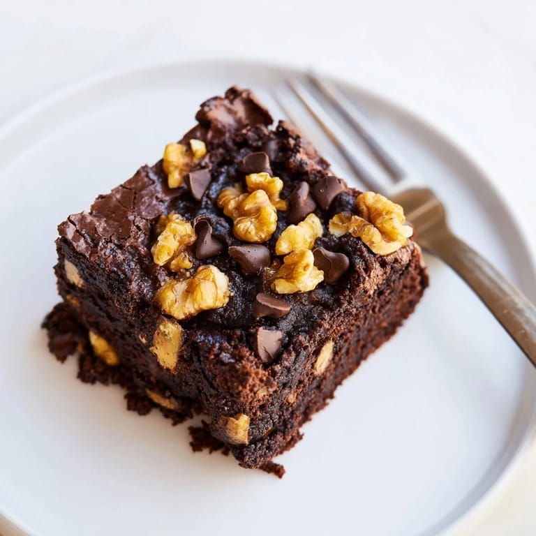 Irresistible zero-waste brownies, showcasing nut-milk pulp and chocolatey goodness.