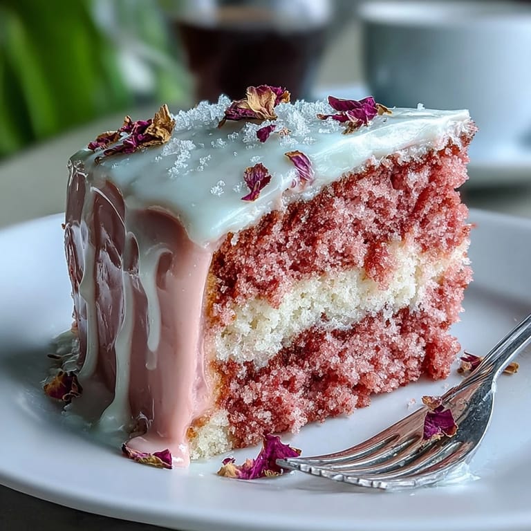 A festive Bridal Shower Rosé Velvet Cake, perfect for celebrations with friends.